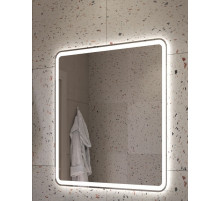 Зеркало 700x800x30мм со встроенной разноцветной подсветкой RGB и сенсорным выключателем CEZARES CZR-SPC-MC-700-800-RGB-TCH