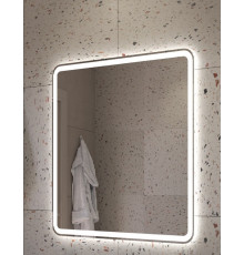 Зеркало 700x800x30мм со встроенной разноцветной подсветкой RGB и сенсорным выключателем CEZARES CZR-SPC-MC-700-800-RGB-TCH