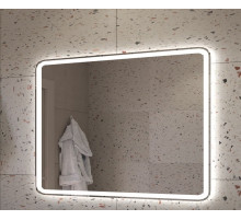 Зеркало 1000x800x30мм со встроенной разноцветной подсветкой RGB и сенсорным выключателем CEZARES CZR-SPC-MC-1000-800-RGB-TCH