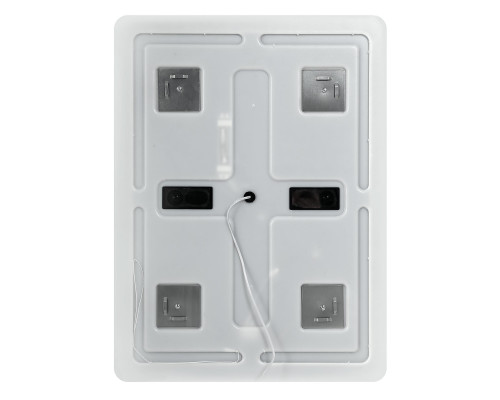 Зеркало со встроенным светильником, сенсорным выключателем, bluetooth, цифровым термометром, радио BelBagno SPC-GRT-900-800-LED-TCH-RAD