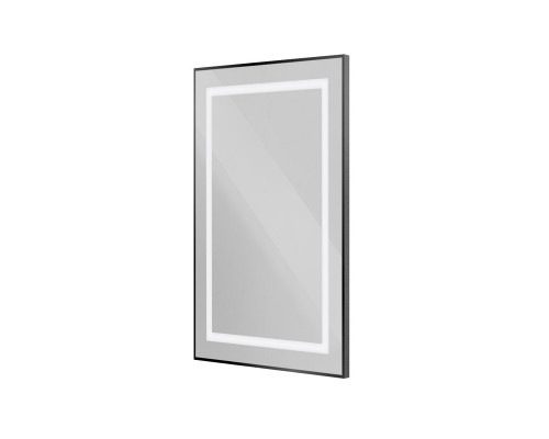 Зеркало в алюминиевой раме со встроенным светильником BelBagno SPC-KRAFT-500-900-SENS-NERO