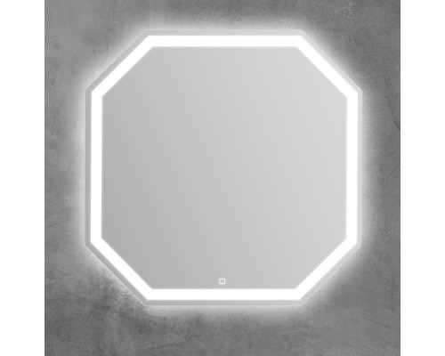 Зеркало с встроенным светильником и сенсорным выключателем BelBagno SPC-OTT-800-800-LED-TCH