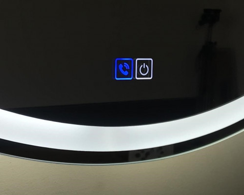 Зеркало с микрофоном и динамиками BelBagno SPC-RNG-800-LED-TCH-PHONE