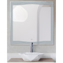 Зеркало с встроенным светильником и сенсорным выключателем BelBagno SPC-LNS-800-800-LED-TCH