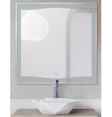 Зеркало с встроенным светильником и сенсорным выключателем BelBagno SPC-LNS-800-800-LED-TCH