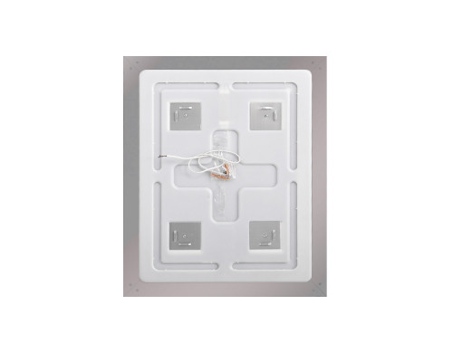 Зеркало в алюминиевой раме со встроенным светильником BelBagno SPC-KRAFT-900-800-SENS-AL