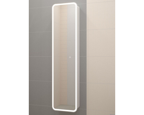 Зеркало-пенал с подсветкой ART&MAX PLATINO AM-Pla-400-1600-1D-R-L-DS-F