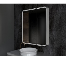 Зеркало-шкаф с подсветкой, левый ART&MAX VERONA AM-Ver-700-800-2D-L-DS-F