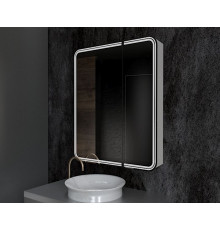 Зеркало-шкаф с подсветкой, левый ART&MAX VERONA AM-Ver-700-800-2D-L-DS-F