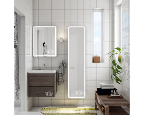 Зеркало-пенал с подсветкой ART&MAX PLATINO AM-Pla-400-1600-1D-R-L-DS-F