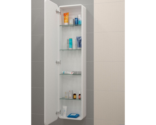 Зеркало-пенал с подсветкой ART&MAX PLATINO AM-Pla-400-1600-1D-R-L-DS-F