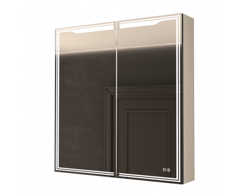 Зеркало-шкаф с подсветкой и функцией антизапотевания, правый ART&MAX MERANO AM-Mer-900-800-1D-R-DS-F