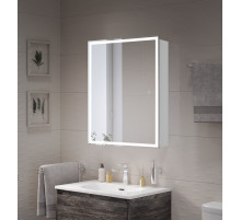 Зеркальный шкаф 600x800x155мм со встроенной подсветкой и сенсорным выключателем BelBagno SPC-GRT-600/800-1A-LED-TCH