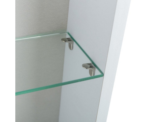 Зеркальный шкаф с одной распашной дверью, с четырьмя стеклянными полками, со встроенной подсветкой и сенсорным выключателем BelBagno SPC-MAR-450/1600-1A-LED-TCH