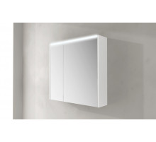 Зеркальный шкаф с двумя распашными дверьми с LED подсветкой дверей CEZARES 84218