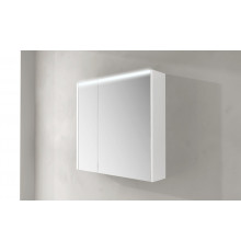 Зеркальный шкаф с двумя распашными дверьми с LED подсветкой дверей CEZARES 84218