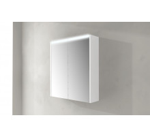 Зеркальный шкаф с двумя распашными дверьми с LED подсветкой дверей CEZARES 84217