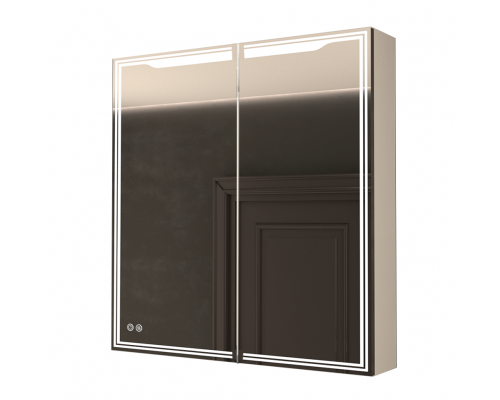 Зеркало-шкаф с подсветкой и функцией антизапотевания, левый ART&MAX MERANO AM-Mer-900-800-1D-L-DS-F