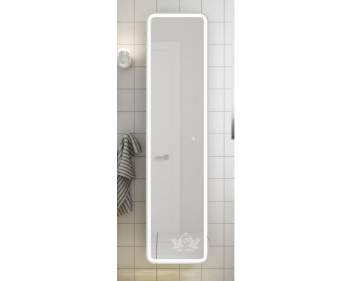 Зеркало-пенал с подсветкой ART&MAX PLATINO AM-Pla-400-1600-1D-R-L-DS-F