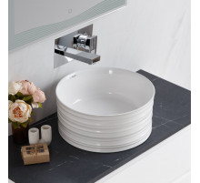 Раковина накладная керамическая 410х410х180мм BelBagno BB1420