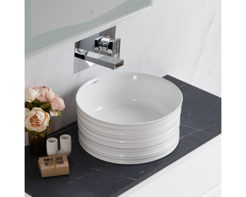 Раковина накладная керамическая 410х410х180мм BelBagno BB1420