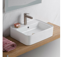 Раковина керамическая накладная прямоугольная 520х420х150мм BelBagno BB1367