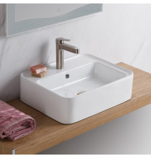 Раковина керамическая накладная прямоугольная 520х420х150мм BelBagno BB1367