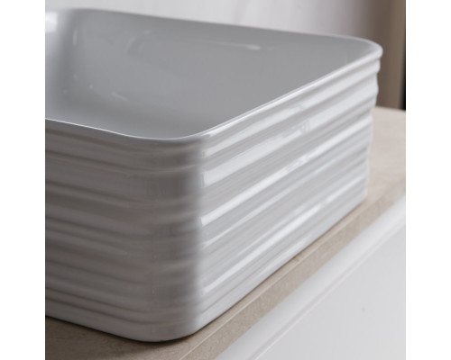 Раковина накладная керамическая квадратная 380х380х135мм BelBagno BB1407