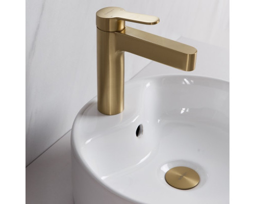 Раковина накладная керамическая круглая 370х370х130мм BelBagno BB1400