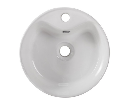 Раковина накладная керамическая круглая 370х370х130мм BelBagno BB1400