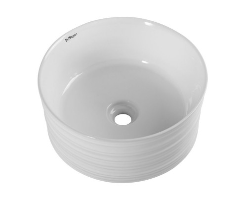 Раковина накладная керамическая 410х410х180мм BelBagno BB1420