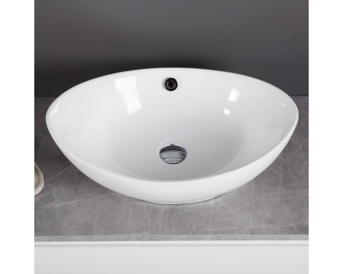 Раковина накладная керамическая 600x370x190мм BelBagno BB1087