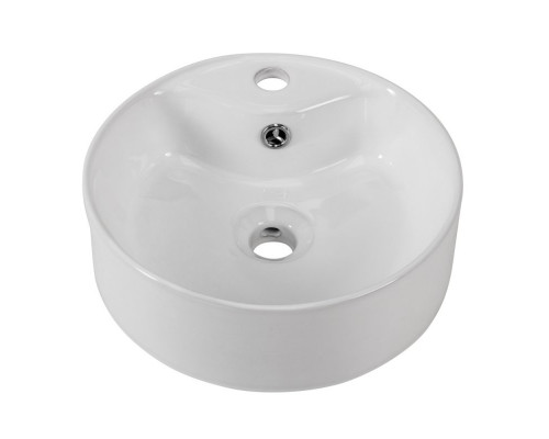 Раковина накладная керамическая круглая 370х370х130мм BelBagno BB1400
