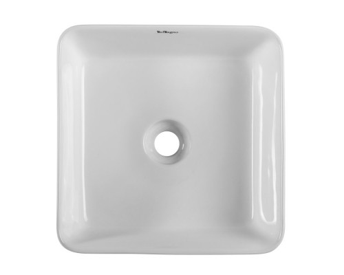 Раковина накладная керамическая квадратная 380х380х135мм BelBagno BB1407