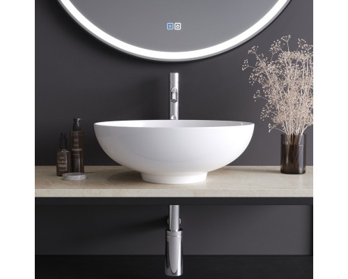 Раковина керамическая накладная 435х435х155мм CEZARES CZR-NEW-43-LVB