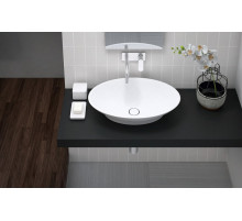Накладная раковина из литьевого мрамора CEZARES TITAN-OVAL-62-41-13-LVB