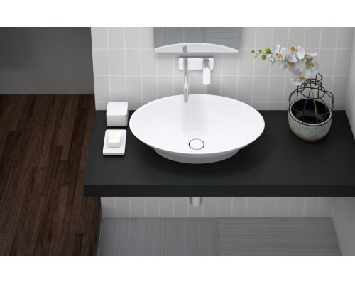 Накладная раковина из литьевого мрамора CEZARES TITAN-OVAL-62-41-13-LVB