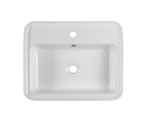 Раковина керамическая накладная прямоугольная 520х420х150мм BelBagno BB1367