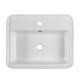 Раковина керамическая накладная прямоугольная 520х420х150мм BelBagno BB1367