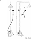 Душевая стойка со смесителем для верхнего и ручного душа CEZARES LIRA-C-CD-01