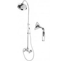 Душевая стойка со смесителем, верхним и ручным душем CEZARES GOLF-CD-01-M