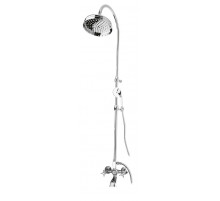 Душевая стойка со смесителем, с изливом, верхним и ручным душем CEZARES LORD-CVD-01-Bi