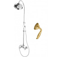 Душевая стойка со смесителем, верхним и ручным душем CEZARES GOLF-CD-02-M