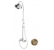 Душевая стойка со смесителем верхним и ручным душем CEZARES FIRST-CD-02-Bi