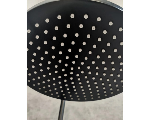 Душевая стойка со смесителем для ванны CEZARES ECO-CVD-NOP чёрный матовый