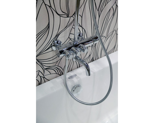 Душевая стойка со смесителем для ванны CEZARES ECO-CVD-BORO брашированное золото