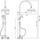 Душевая стойка со смесителем, верхним и ручным душем CEZARES LORD-CD-01-Bi