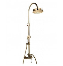 Душевая стойка со смесителем верхним и ручным душем CEZARES MARGOT-CD-02-Bi