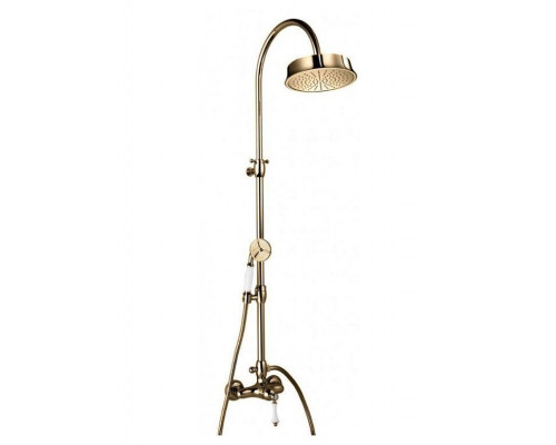 Душевая стойка со смесителем верхним и ручным душем CEZARES MARGOT-CD-02-Bi