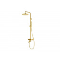 Душевая стойка со смесителем для ванны CEZARES ECO-CVD-BORO брашированное золото